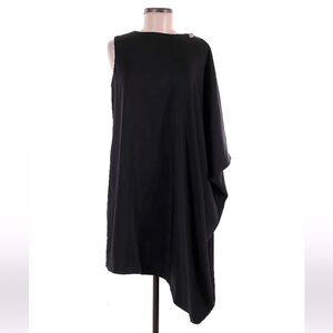 Ted Baker Black Asymmetrical Dress M